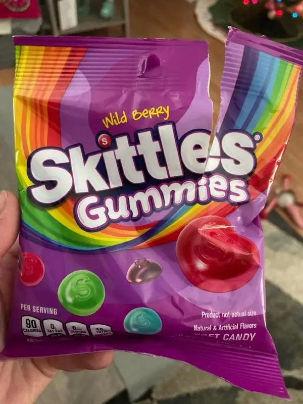 SKITTLES Wild Berry Gummies Candy Bag 164g - Sweet & Tangy Treats for Kids & Adults - Perfect Snack for Any Occasion