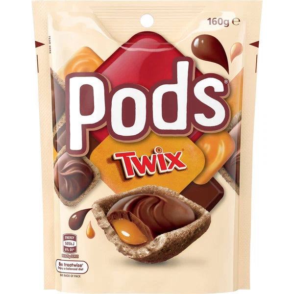 Mars Twix Snickers Chocolate 160G Pods Collection Australia Snack Dessert