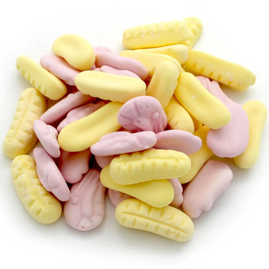 1KG Foam Banana&Shrimp Sweet Bag LuckysweetshopUK