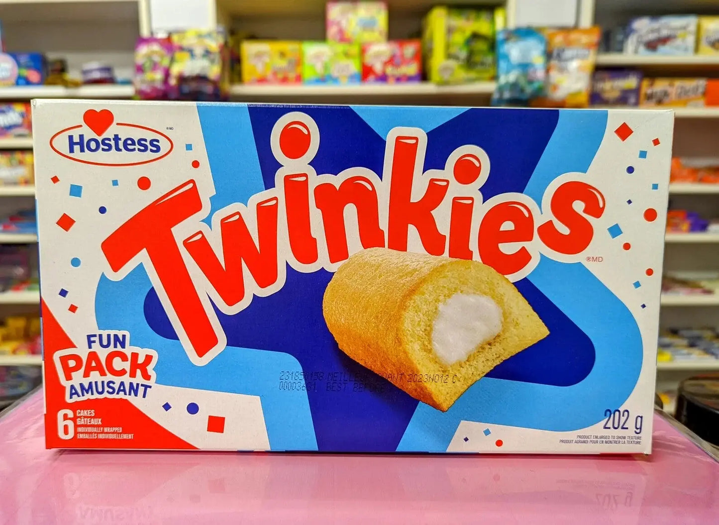 Hostess Twinkies Canada Full Box Of 6 Fun Pack Amusant 202g Delicious Creamy Treats