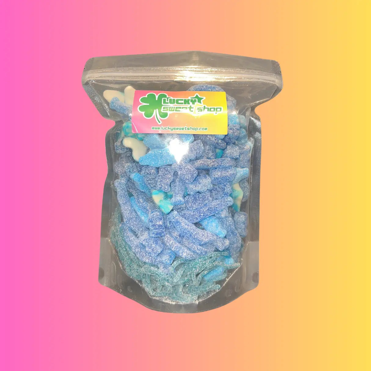 1KG Mixed Blue Fizzy Bag-Luckysweetshopuk My Store