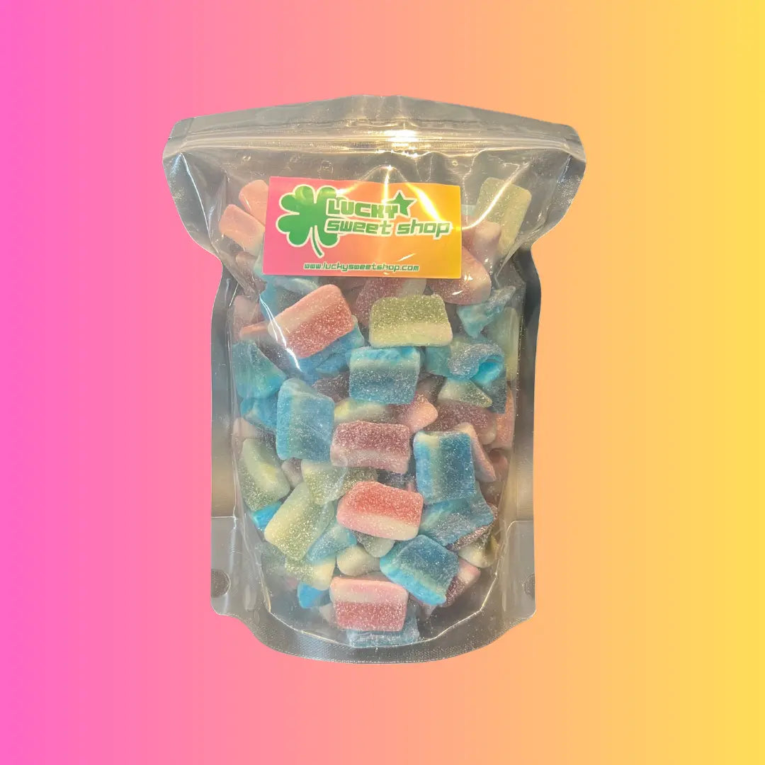 1KG Mixed Fizzy Slices Bag-Luckysweetshopuk Lucky Sweet Shop Ltd
