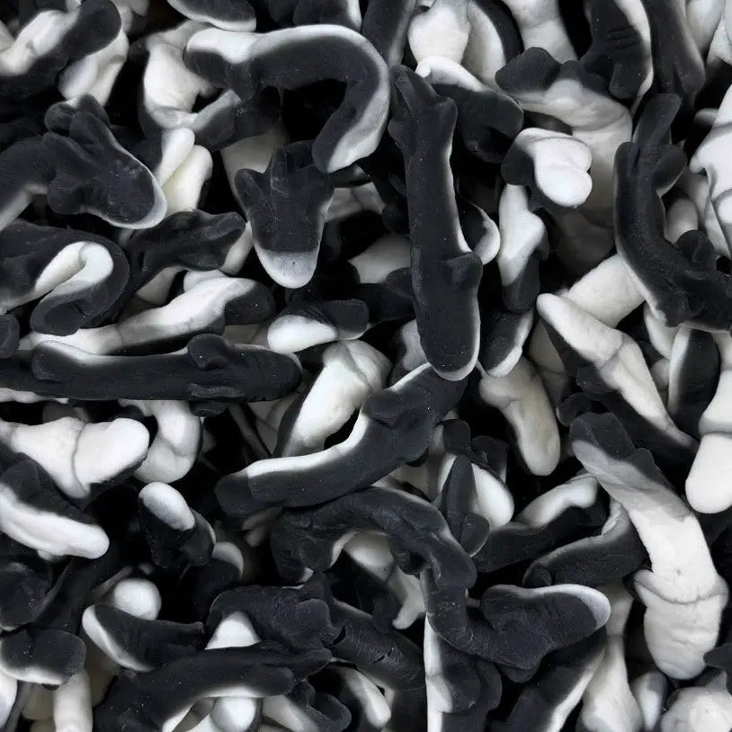 Black and White Whales Lucky Sweet Shop Ltd