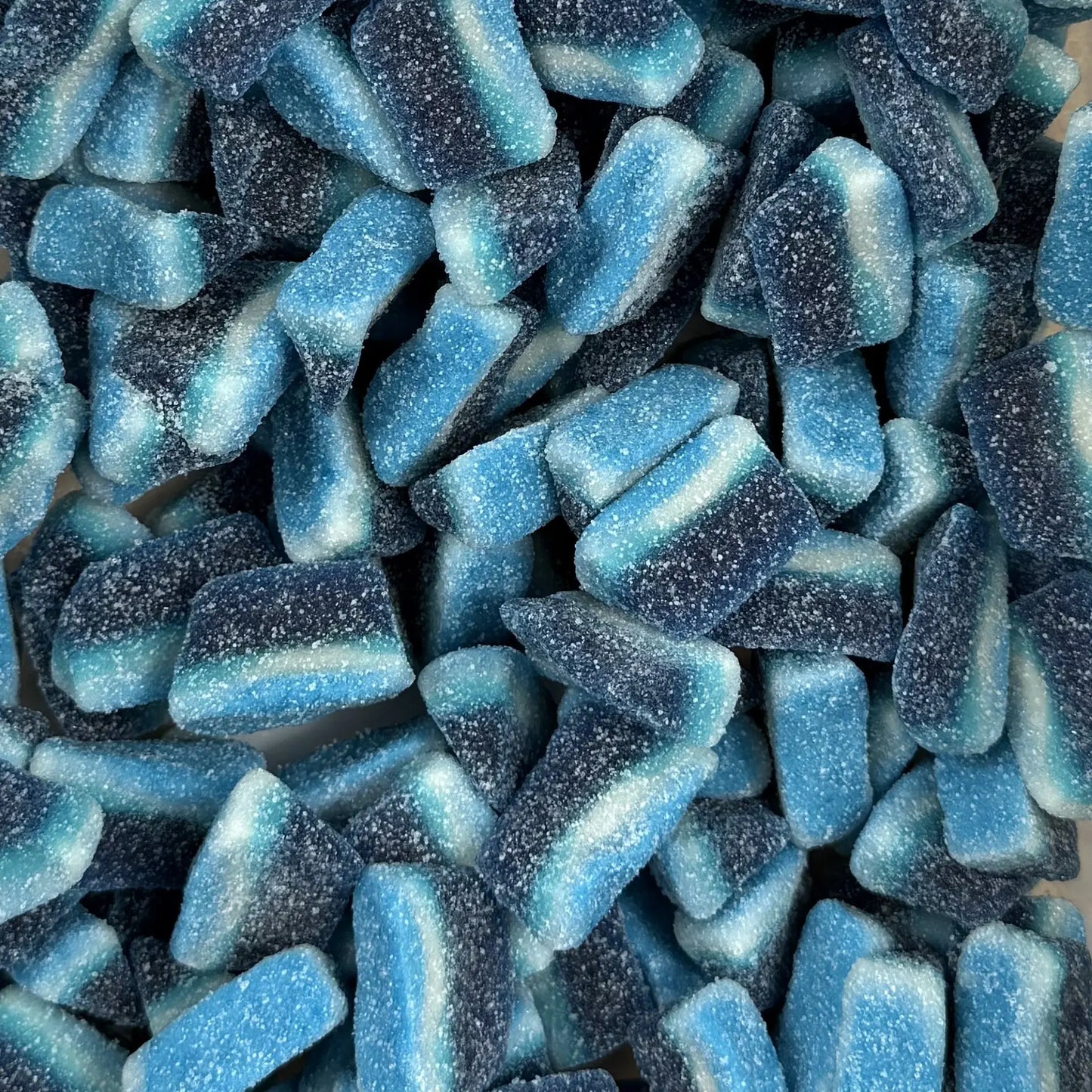 Fizzy Blue Raspberry Slices Lucky Sweet Shop Ltd