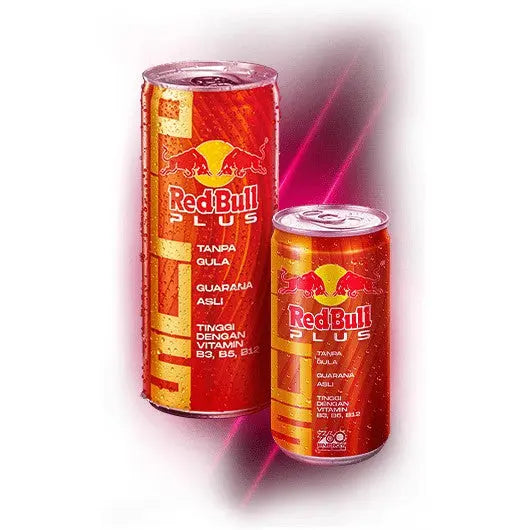 Red Bull Plus Zero-Sugar Guarana 250ml Can Snack - Rich in B3, B5, B12
