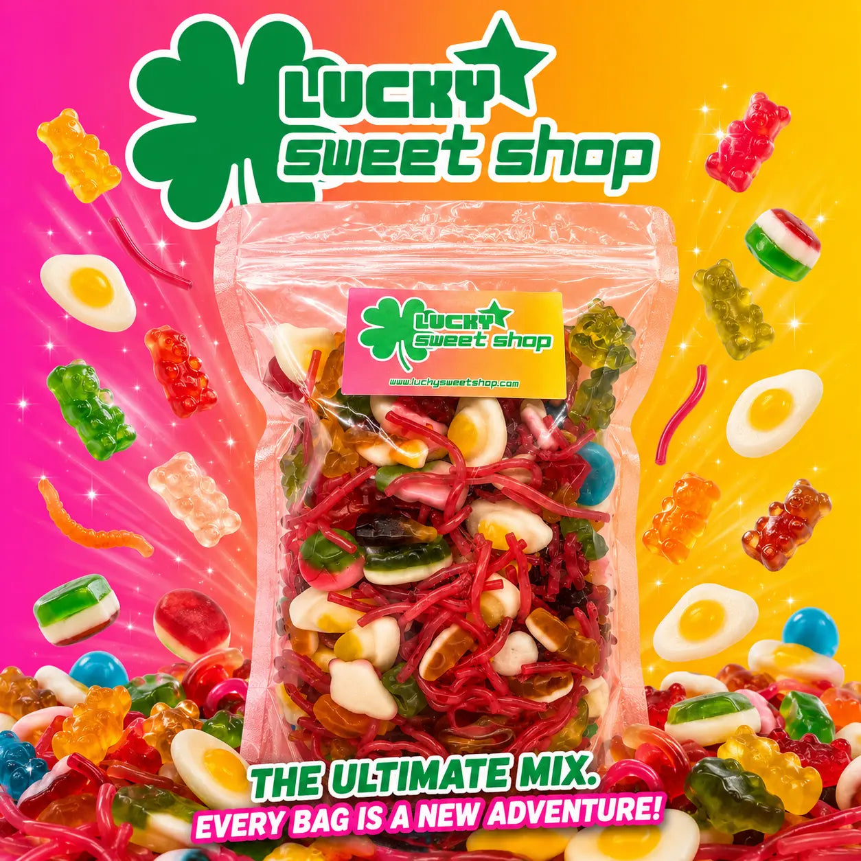 1KG Hard Jelly Bag - Luckysweetshopuk