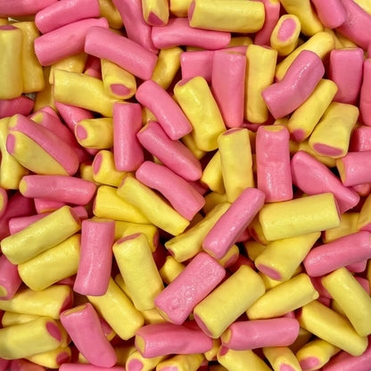 1KG Rhubarb And Custard Sweet Bag Candy Bag LuckysweetshopUk