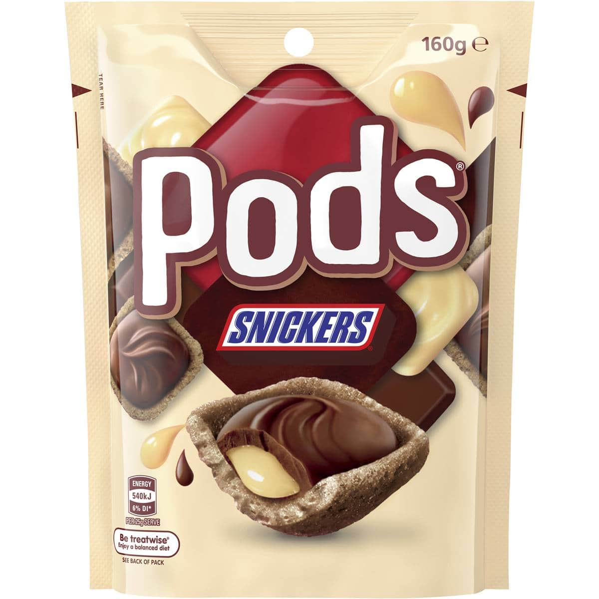 Mars Twix Snickers Chocolate 160G Pods Collection Australia Snack Dessert