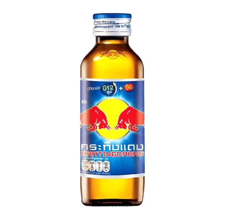 Thailand Red Bull Kratingdaeng Drink 150ML (One Bottle) BLUE CAP-Luckysweetshopuk