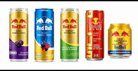Thailand Red-bull Collection 5 Flavours to Choose From!