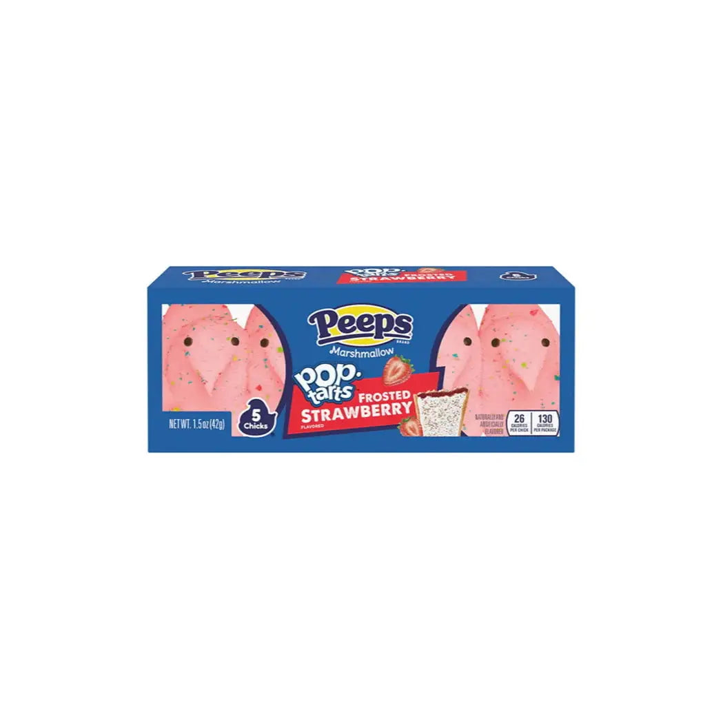Peeps Marshmallow Chicks 5PK - Flavored Marshmallow Chicks 5PK, 42g Pack, 26 Calories, 130g