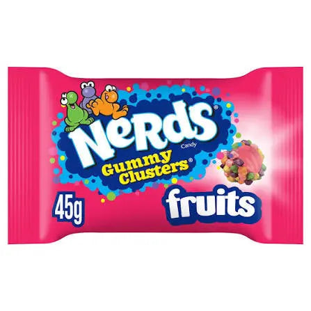 Nerds Fruit-Flavour Candy Gummy Clusters 45g - Delicious & Fun Snack for Kids & Adults