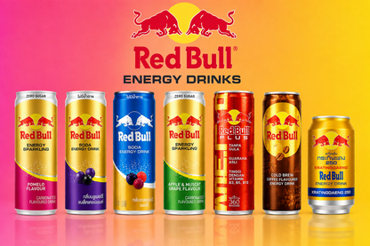 Thailand Red-bull Collection 7 Flavours to Choose From!