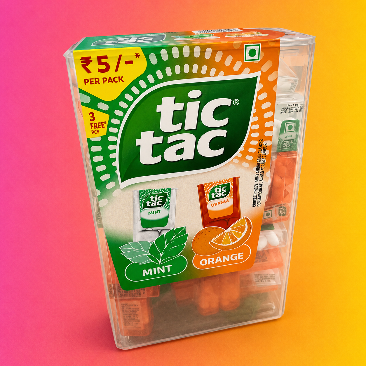 Tic Tac Original Mini Mix 228 GRAMS Huge Pack Sweet Snack for On-the-Go Enjoy Classic Taste in Mini Size
