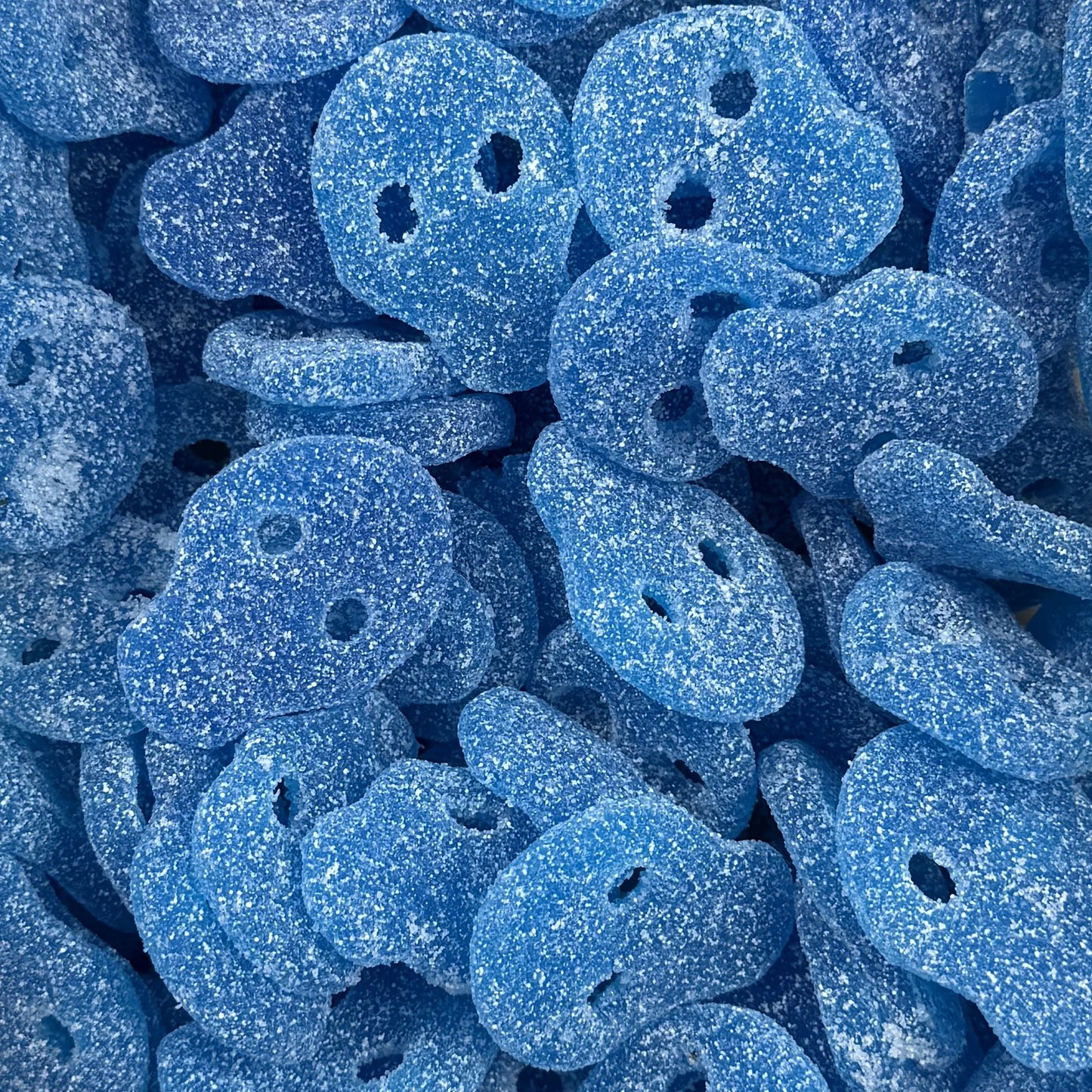 Fizzy Blue Skulls