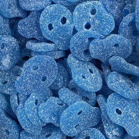 Fizzy Blue Skulls